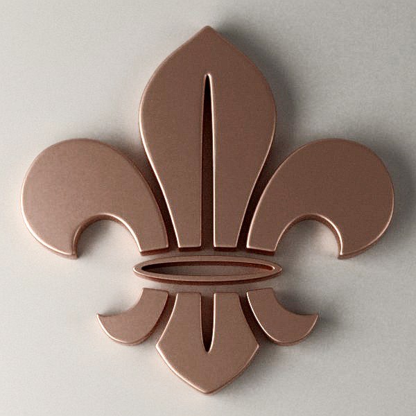 scout symbol 3d 3ds - scout symbol by bescec